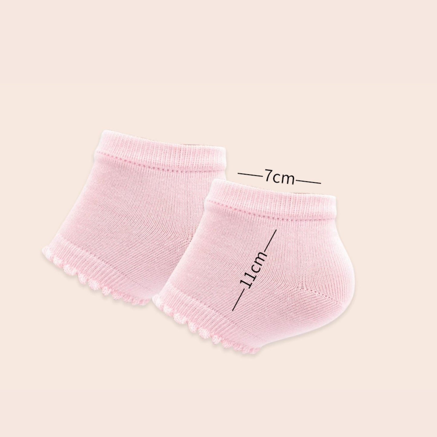 Silvergel Moisturizing Heel Open Toe Socks with Essential Oil (4 Socks)