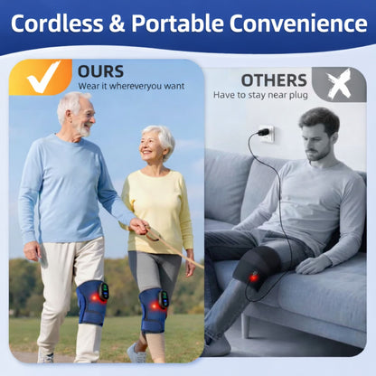 Red Light Therapy for Knee Pain & Stiffness + Heating + Massage