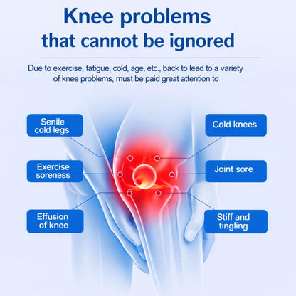 Red Light Therapy for Knee Pain & Stiffness + Heating + Massage