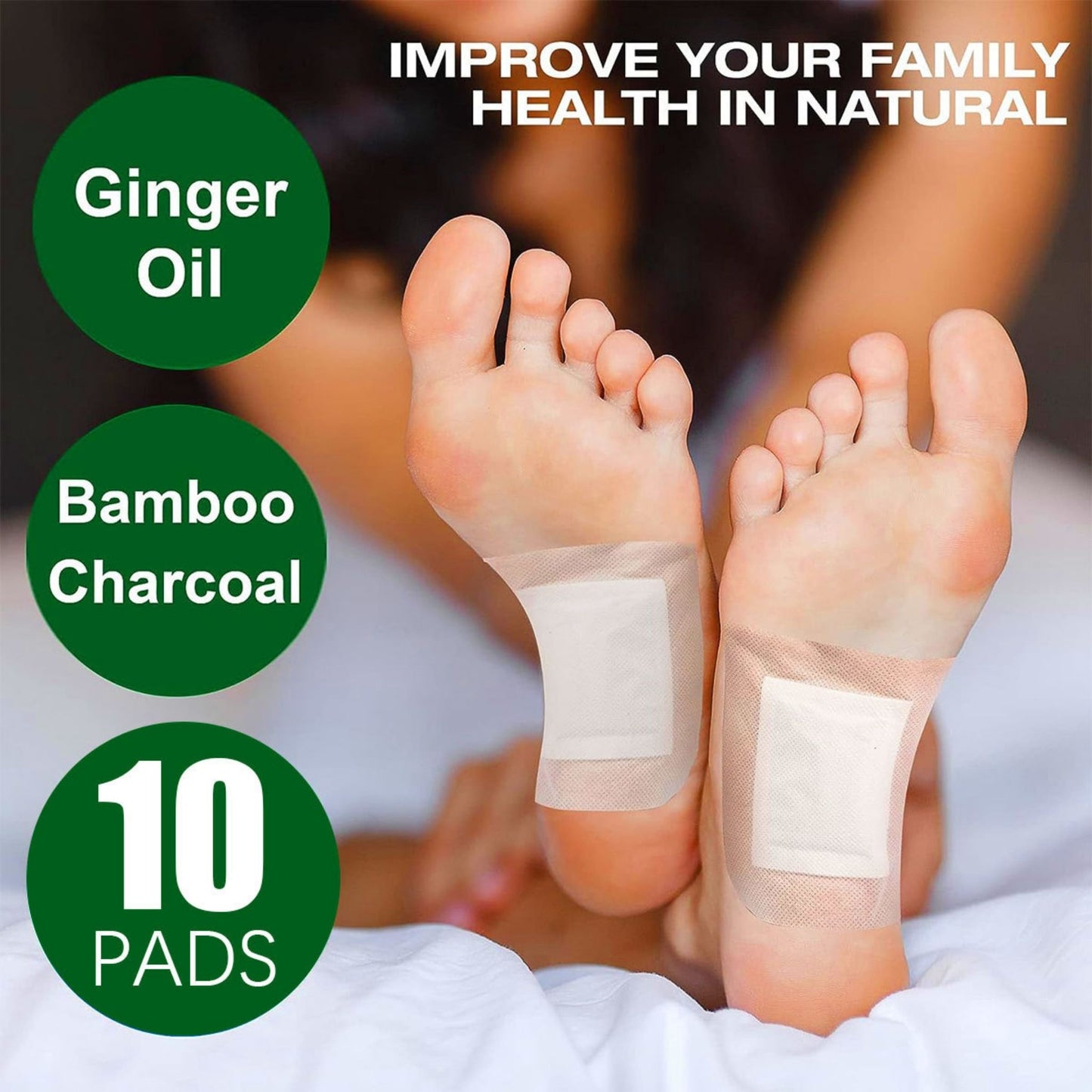 SilverDetox Foot Pad with added Ginger