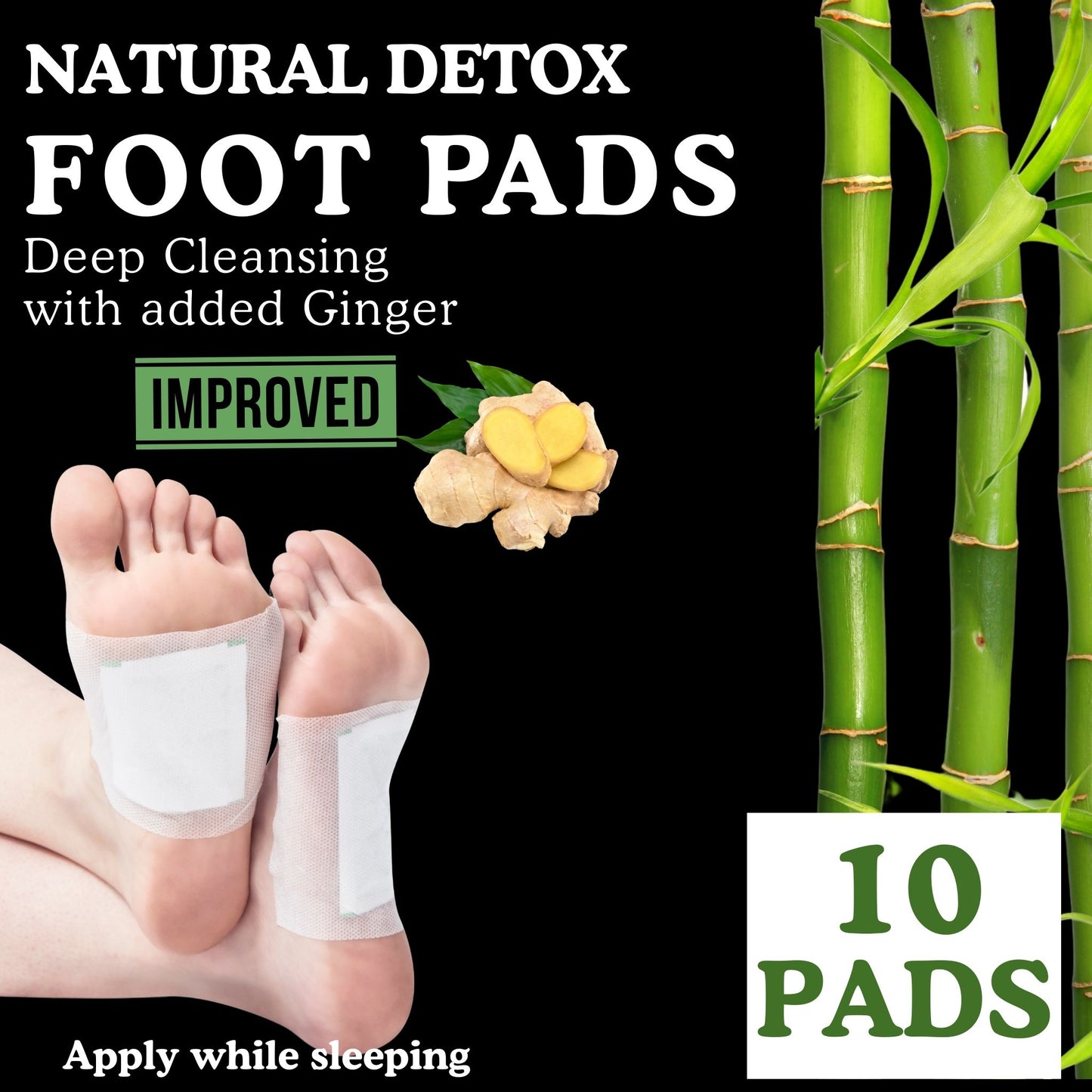 SilverDetox Foot Pad with added Ginger